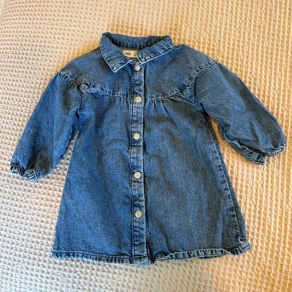 Zara Denim Jean Dress